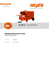 HEYLO K 50 54kW Indirect Oil Fired Space Heater User manual