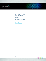 Harmonic ProView 7100 4.0.0 User guide