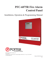 Potter PFC-6075R User manual
