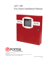 Potter AFC-100 User manual