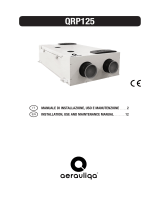 aerauliqa QRP125 Heat-recovery ventilation unit Operating instructions