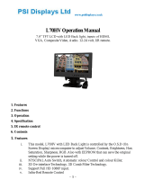PSI L70HV Operating instructions