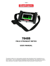 SEFRAM 7848B User manual