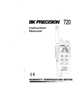 B&K Precision 720 User manual