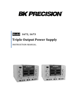 BK Precision 1673 User manual