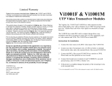Vigitron Vi1001F User manual