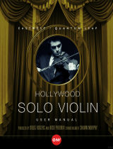 East West Sounds Hollywood Solo Violin User manual