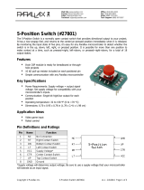Parallax 5-Position Switch User guide