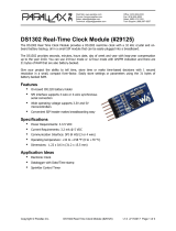 Parallax DS1302 Real Time Clock Module User guide