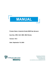 Co2meter Infrared Methane CH4 Gas Sensor User manual