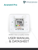 Co2meter Aranet4 PRO Indoor Air Quality Monitor User manual