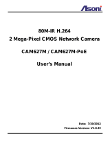 Asoni CAM627M User manual