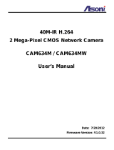 Asoni CAM634M User manual