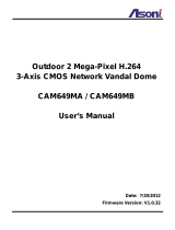 Asoni CAM649MA/CAM649MB User manual