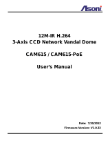 Asoni CAM615 User manual