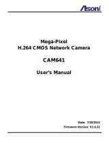 Asoni CAM640 User manual