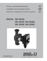 Speck pumpen INOVA NH II 32/40 Operating instructions