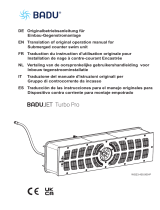 BADU JET Turbo Pro motor set Operating instructions