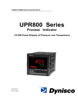 Dynisco UPR800-1-2-3 User manual