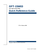 Avalue Technology OFT-15W03 Reference guide