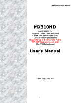 BCM Advanced Research MX310HD User manual