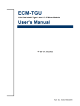 BCM Advanced Research ECM-TGU User manual