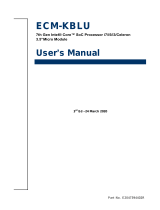 Avalue Technology ECM-KBLU User manual