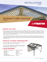 Stratco Outback® Gable Parallel Sunroof Installation guide