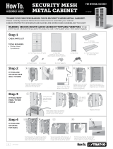 Stratco 2 Door Metal Mesh Security Cabinet Operating instructions