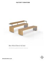 Factory FurnitureWood BLOC Bench