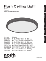 North Light Dimbar plafond 30 cm, tak / vägg Dot Owner's manual