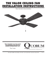 Quorum VALOR Operating instructions