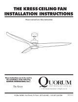 Quorum Kress Operating instructions