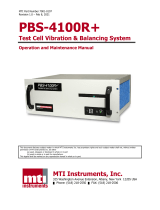 MTI Instruments  PBS-4100R+ Hardware Operation and Maintenance Manual