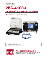 MTI Instruments  PBS-4100+ Operation and Maintenance Manual