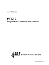 SRS PTC10 Owner's manual