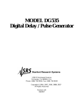 SRS DG535 Owner's manual