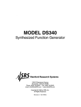 SRS DS340 Owner's manual