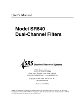 Microsoft SR645 Owner's manual