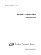 Stanford Research Systems LDC500 Owner's manual