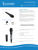 Coomber 1810 User manual