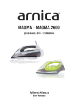 Arnica Magma Şok Buharlı Ütü Gold User manual