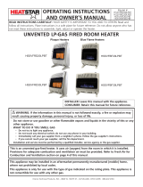 HeatStar HSSVFR20NGBT Owner's manual