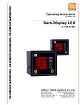 Biral Thies Digital Pressure Display 3.1156.0x.00x Owner's manual