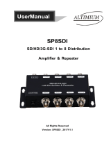 Altimium SP8SDI User manual