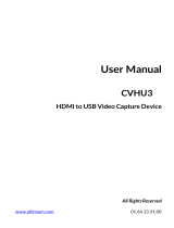 Altimium CVHU3 User manual