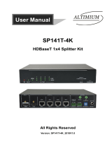 Altimium SP141T-4K User manual