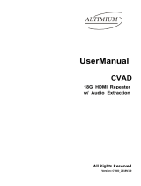 Altimium CVAD User manual