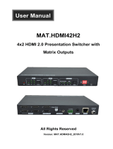 Altimium MAT.HDMI42H2-4K User manual