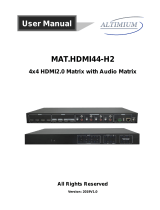 Altimium MAT.HDMI44H2-4K User manual
